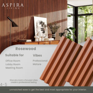 WPC Wall panel - Rosewood