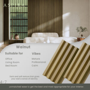 WPC Wall panel - Walnut
