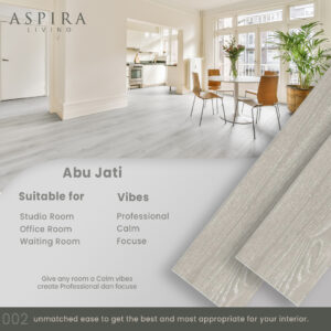 Vinyl Lantai Abu Jati - 2mm