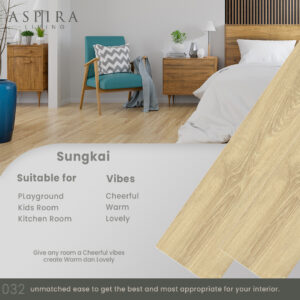 Vinyl lantai Sungkai - 3mm
