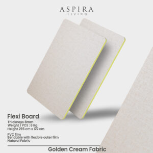 Alternative view of Flexi Board Fabric - Golden Cream