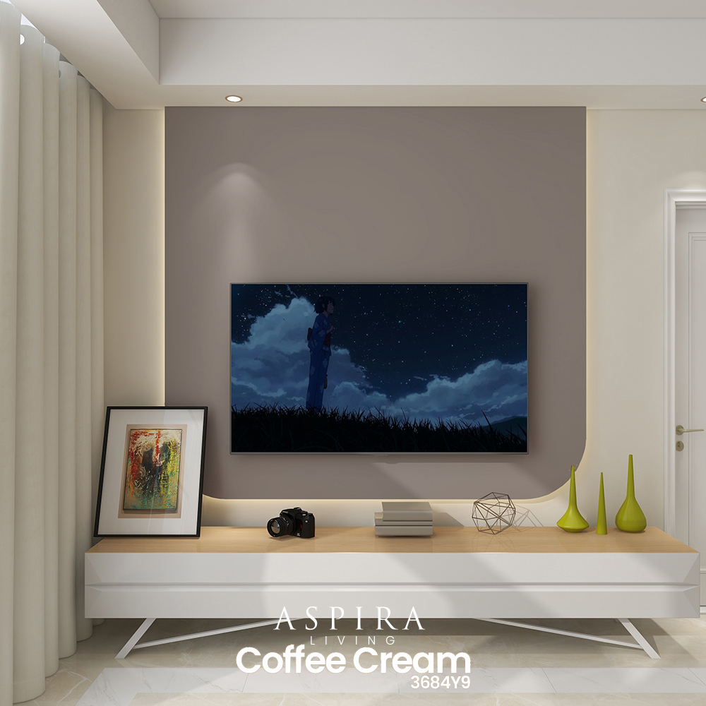 Flexi Board Solid Coffee Cream - Wall panel PVC - Image 3
