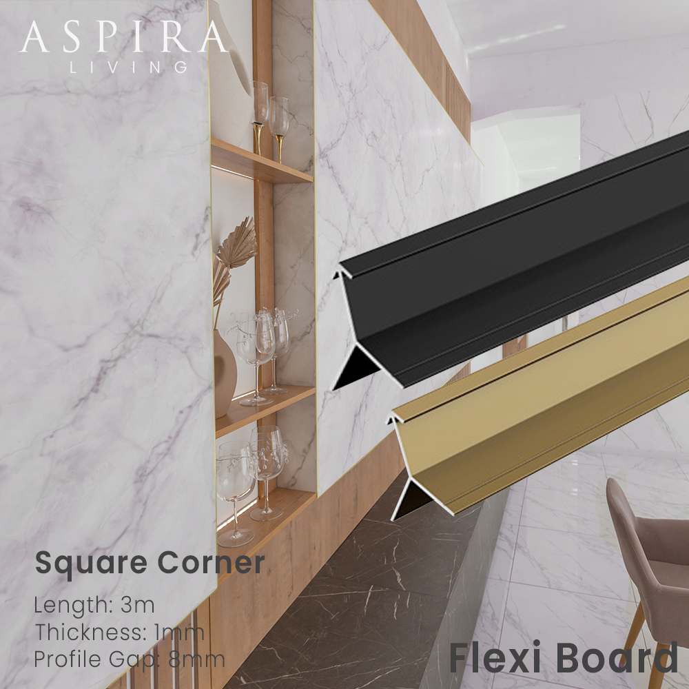Square Corner Join - Sudut Inner Outer Wall Panel 8mm - Image 4