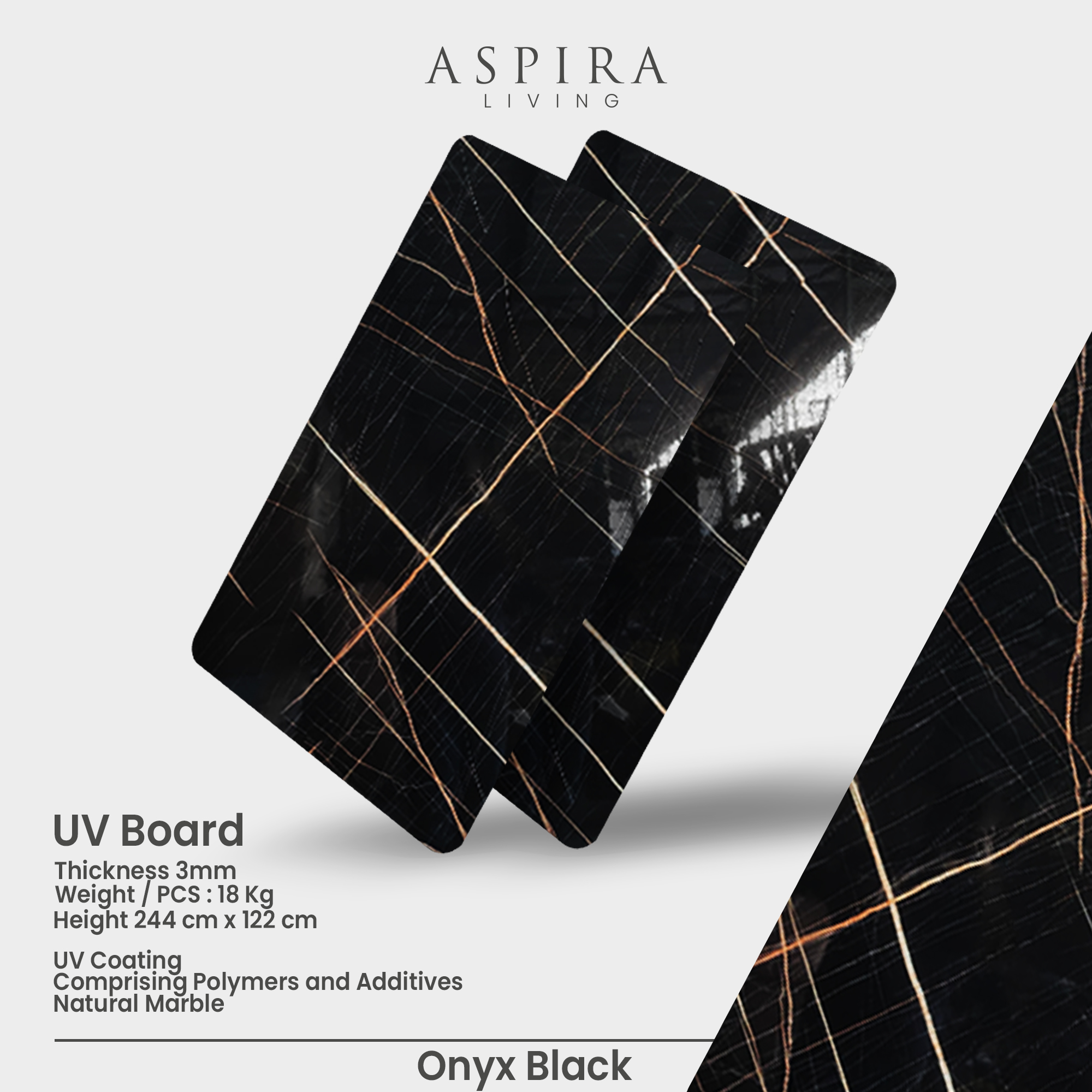 UV Board 3mm Onyx Wall Panel Dinding Marmer - Image 4