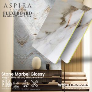 Flexi Board Marble White Callacata