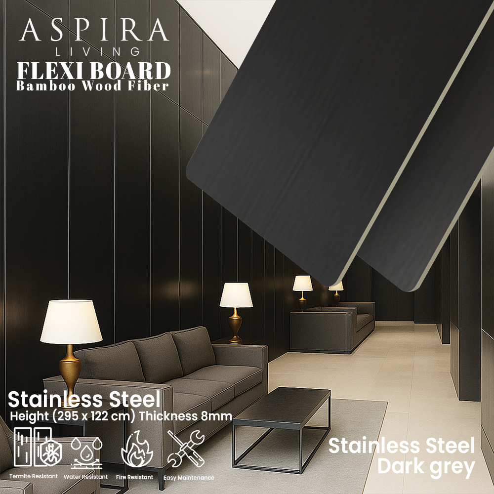 Flexi Board Stainless Steel Dark Grey