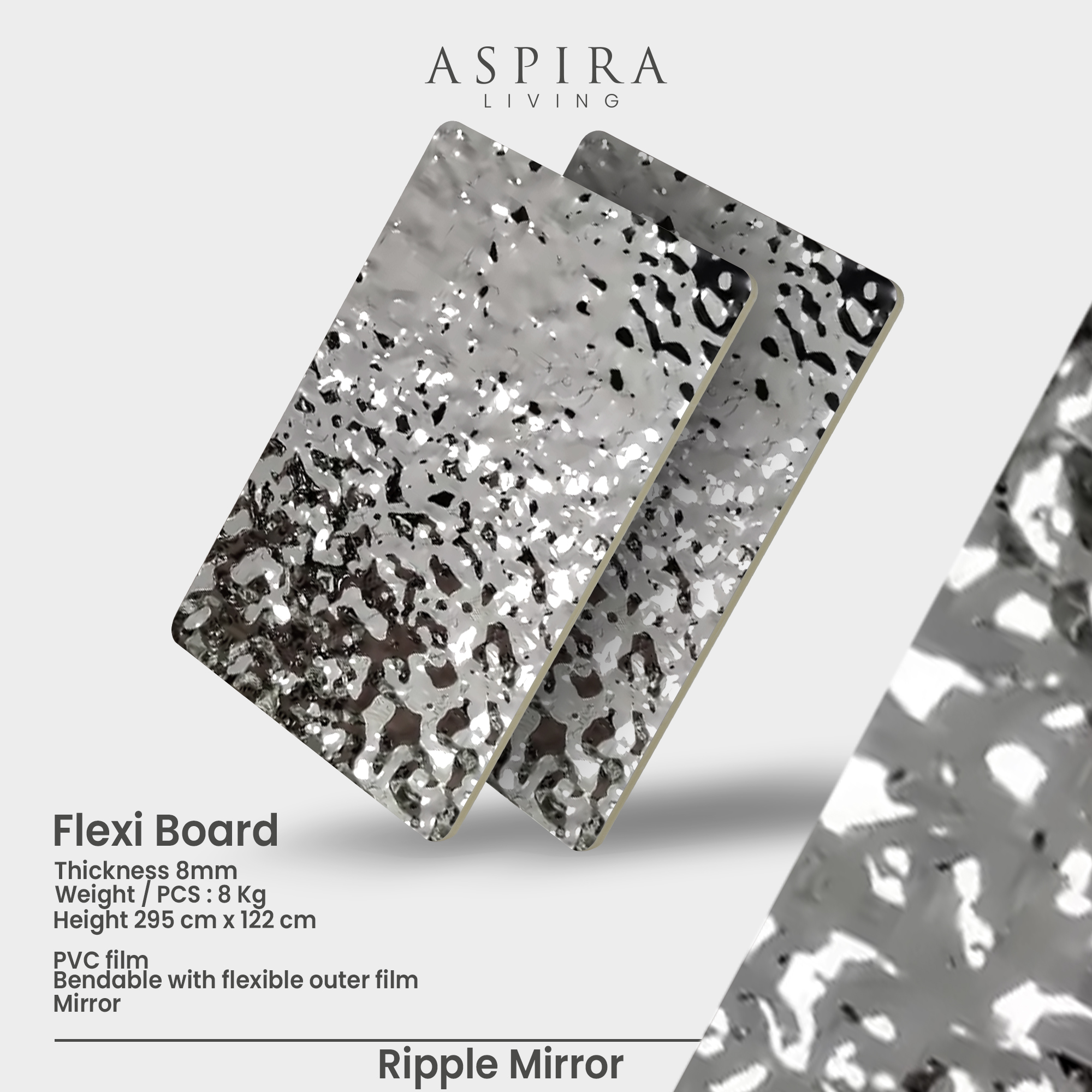 Flexi Board Ripple Mirror - Image 3