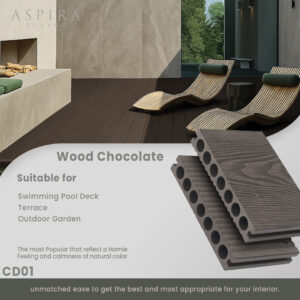 Decking Flooring Wood Chocolate CD01