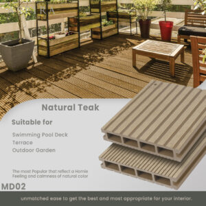 Decking Flooring Natural Teak MD02