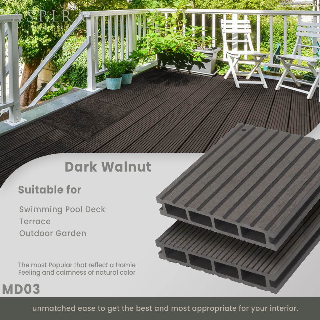 Decking Flooring Dark Walnut MD03